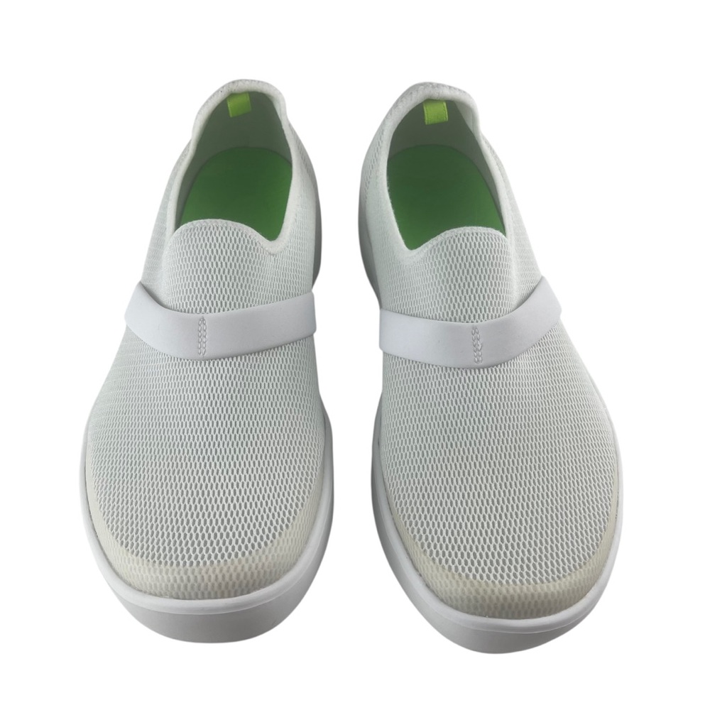 OOFOS OOmg Low Recovery Women's White Slip-On Sneakers Sz. 10 - Picture 3 of 13